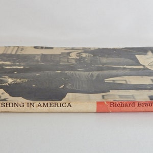 Vintage Book Trout Fishing in America Richard Brautigan 1967 Abstract Novella Prose Poetry 60's Mid Century Culture zdjęcie 4