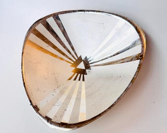 Vintage Silverplate Deco style Footed decorative bowl by Empress by Hoka