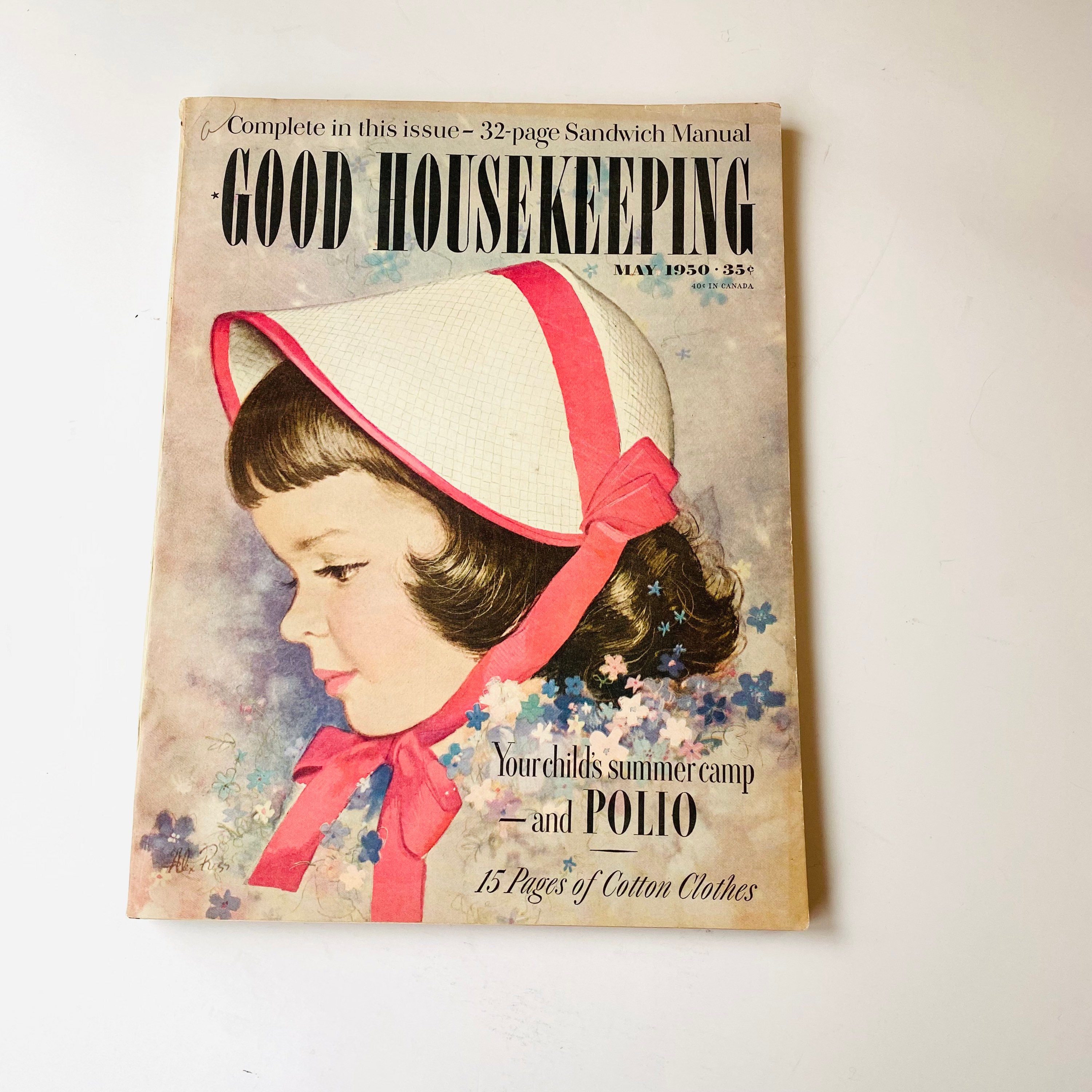 ビンテージ本　good housekeeping Vintage 1947 the Good Housekeeping Housekeeping Book - Hardcover