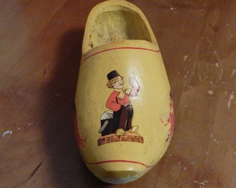 Vintage Heineken Holzschuh, Holland Dutch Clog, Bar Dekor