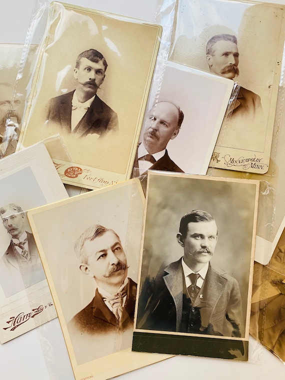 Victorian Men's Portrait Cabinet Card | 1800s Original Photo - Etsy