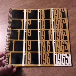 Vintage 1965 Calendar Appointment Calendar Book Museum of Modern Art & Film Library New York 60&#39;s Mid Century Office Decor Paper Ephemers