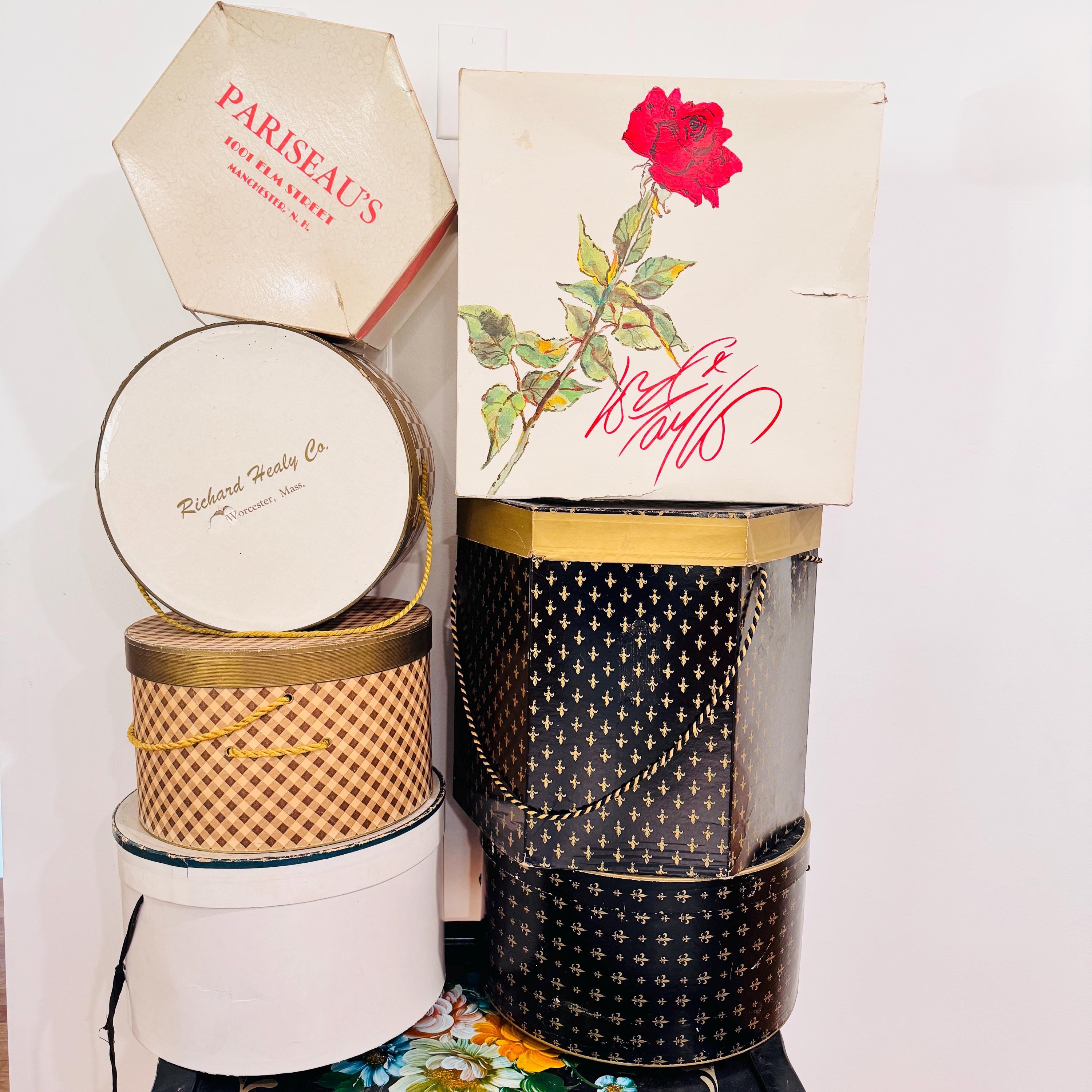 Vintage Department Store Hat Boxes: Choose One, Storage & Decor - Etsy