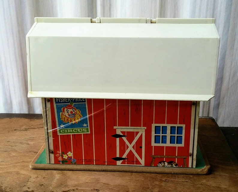 Vintage Fisher Price Play Family Farm Barn 1967 Original Toy | Etsy