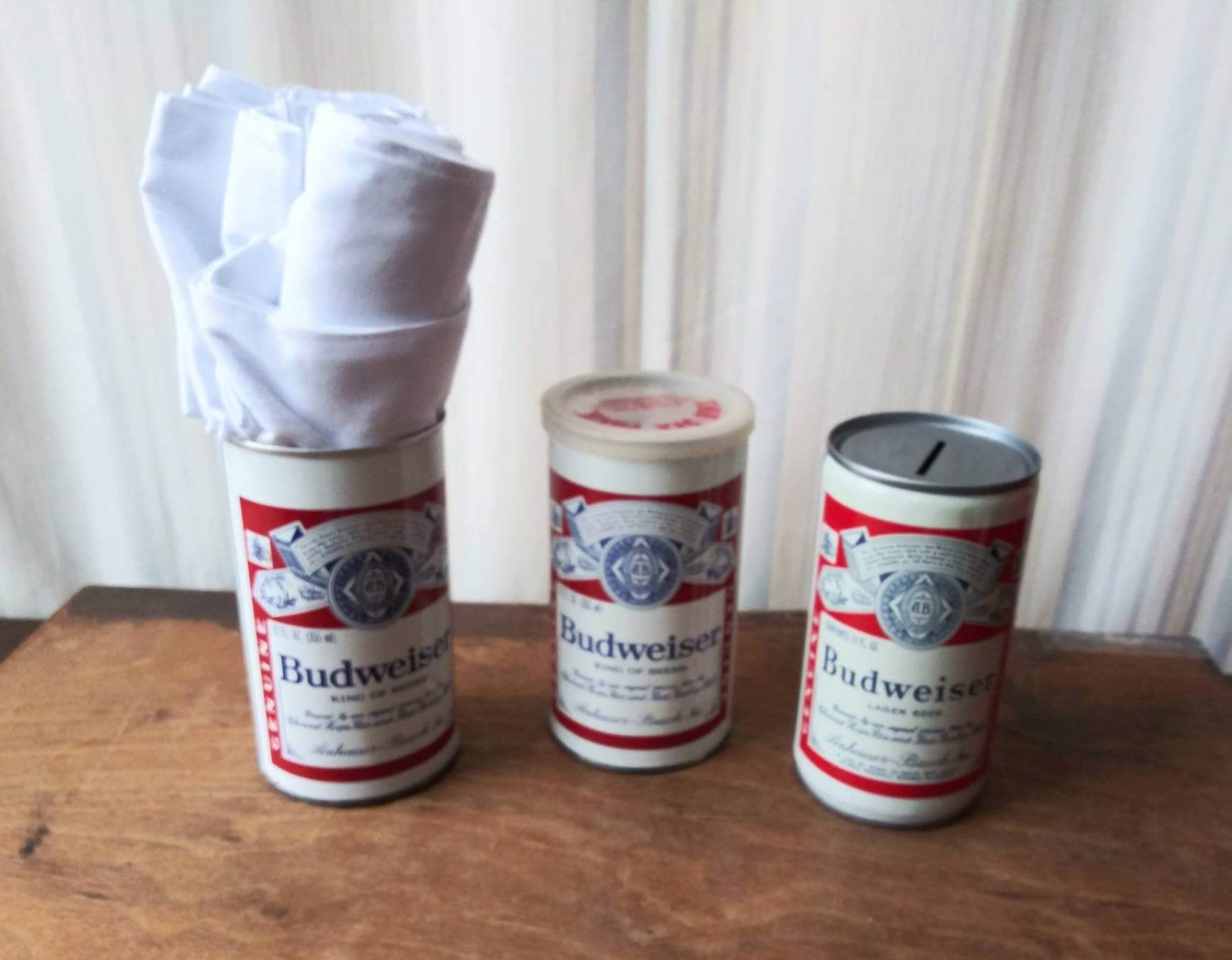 Vintage budweiser beer cans - Etsy 日本