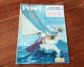 Vintage Magazine Saturday Evening Post August 22 1959 Mid Century Advertising Chevy Space Monkeys 50 39 s Fashion Booze Pepsi Gasoline