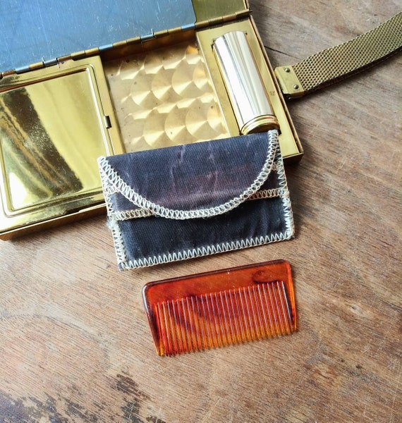 Vintage Wristlet Compact Makeup Purse Original Bo… - image 7