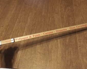 Vintage DeLisle's Sliding Wood Yardstick, Advertising Ruler