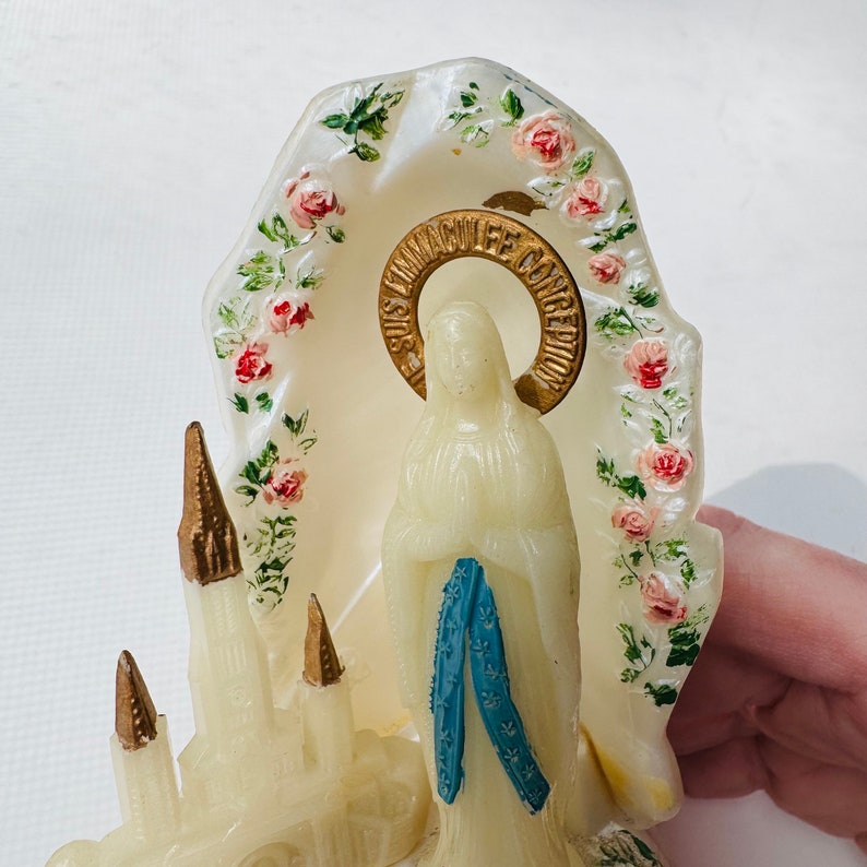 Vintage Miracle of Lourdes Our Lady of Lourdes St. Bernadette L ...