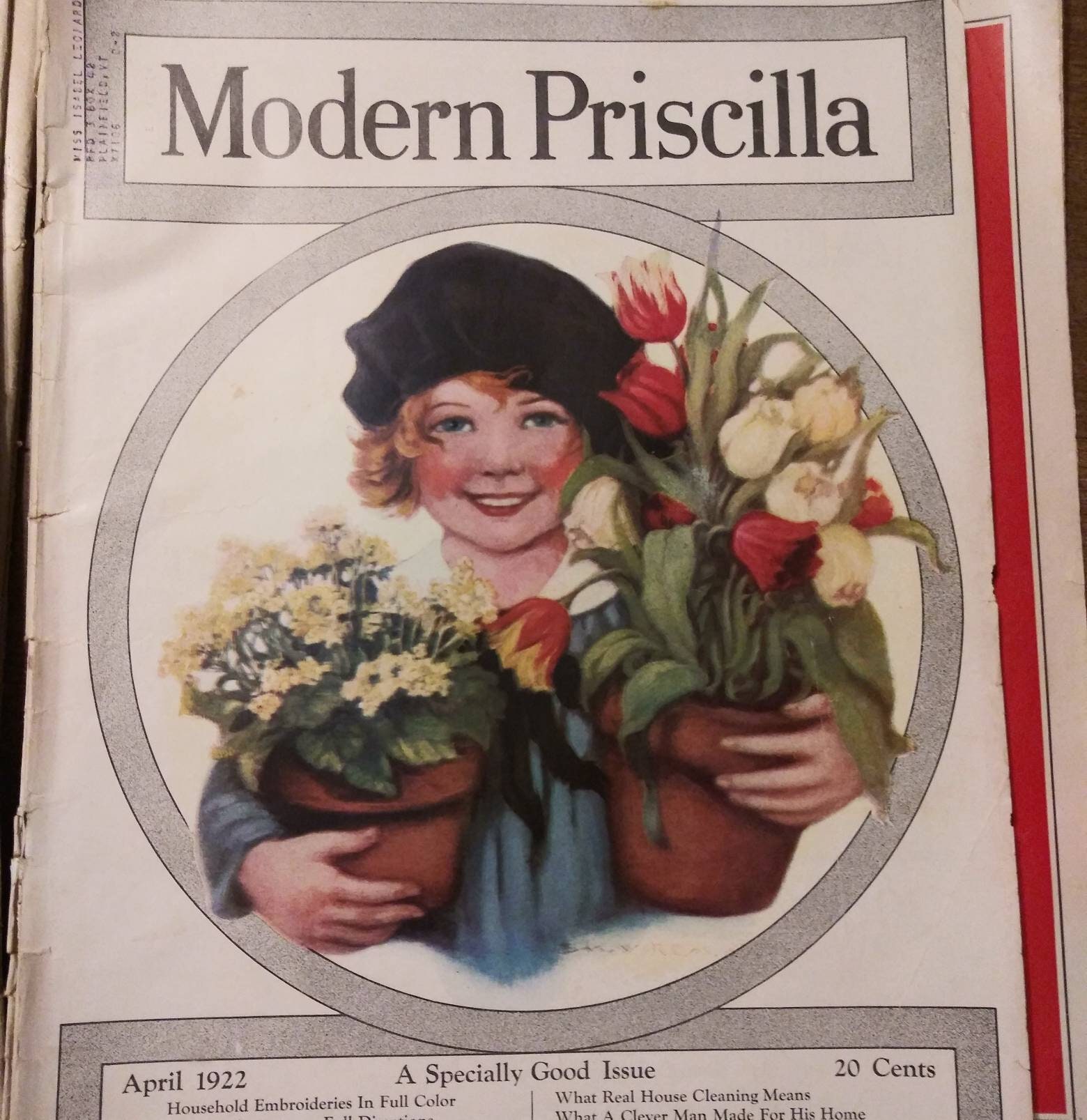 Pick From Antique Modern Priscilla Magazines Early 1900's Sewing Fashion Home Decor Vintage Advertising Illustration
