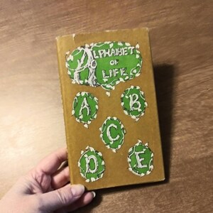 Vintage Book Alphabet of Life 1968 Peter Pauper Press Solar Forst Pat Stewart 60&#39;s Mid Century Illustrated Book