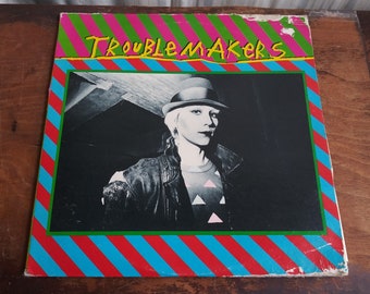 Vintage Punk Rock Double Vinyl Album - 'Troublemakers' 70s/80s Compilation