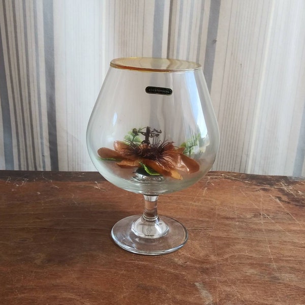 Flower Under Glass Etsy