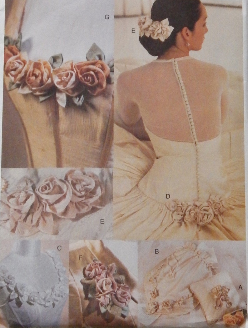 Vogue Pattern Bridal Accessories Wedding Ring Pillow Gift Etsy