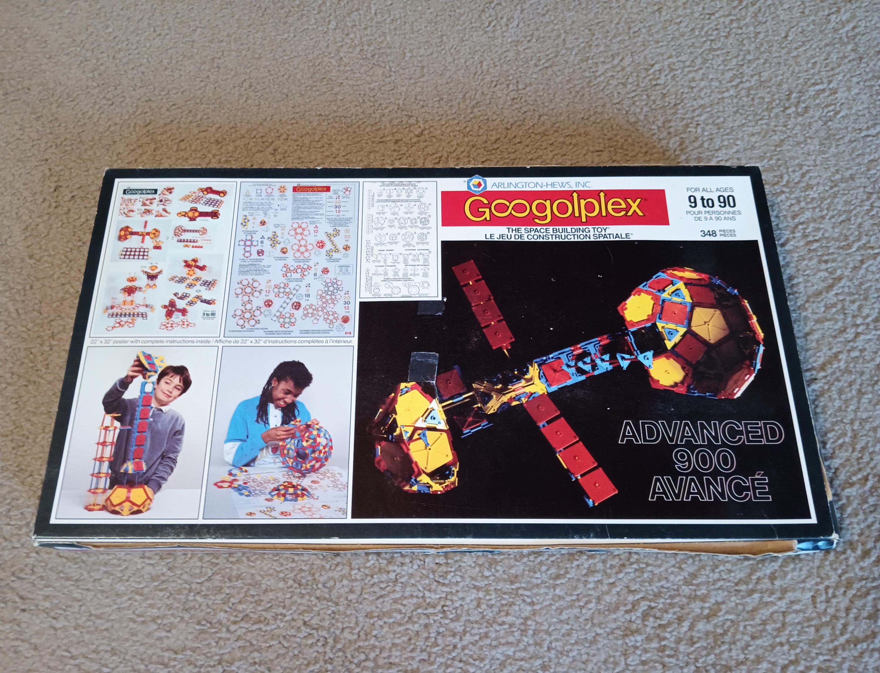 Vintage Googolplex Building Toy - Space Age Geometry Set - 1980s