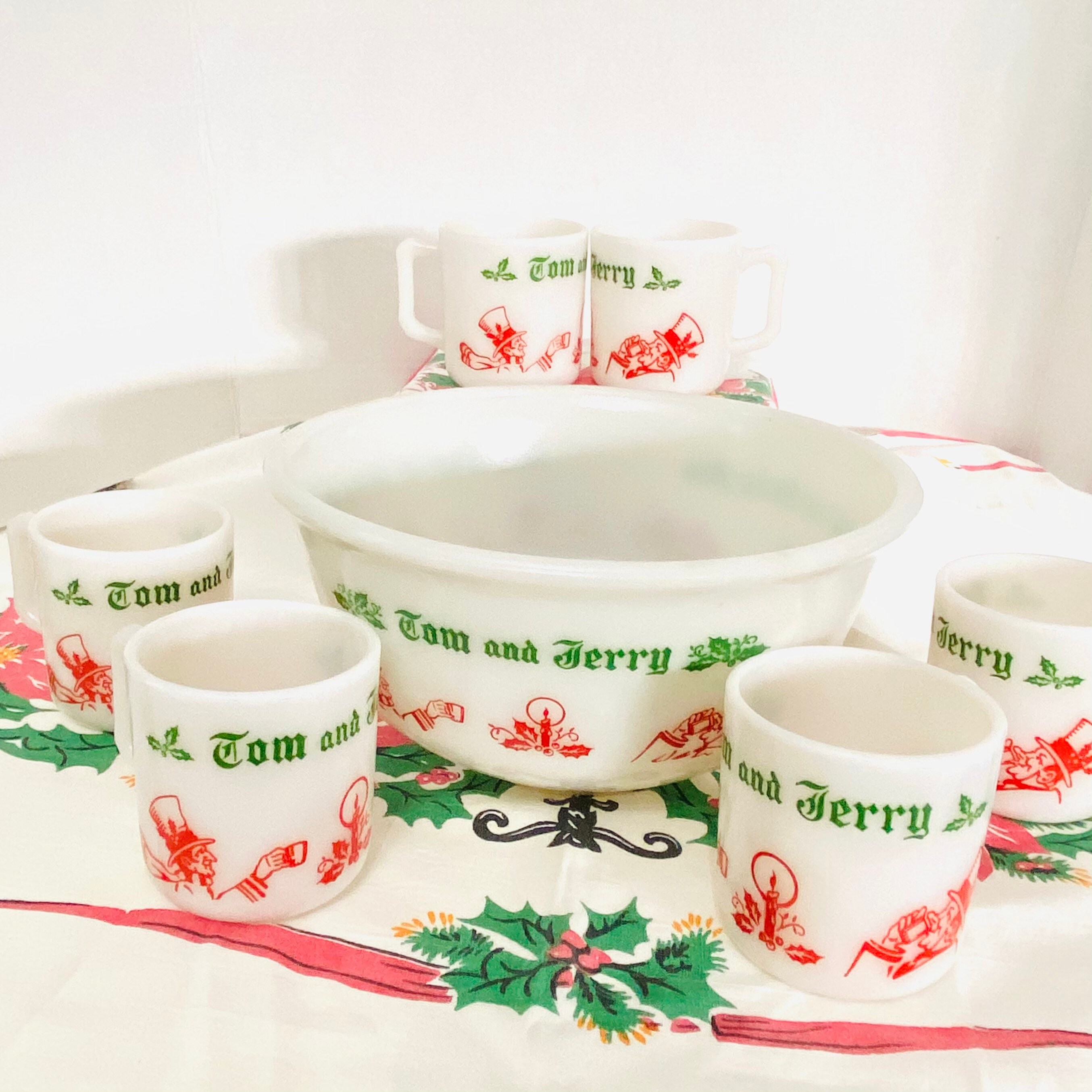 Hazel atlas tom best sale and jerry punch bowl