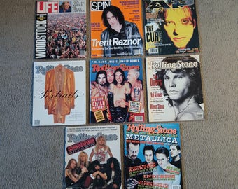 1970年代のヴィンテージ ローリングストーン誌 - 音楽と文化の