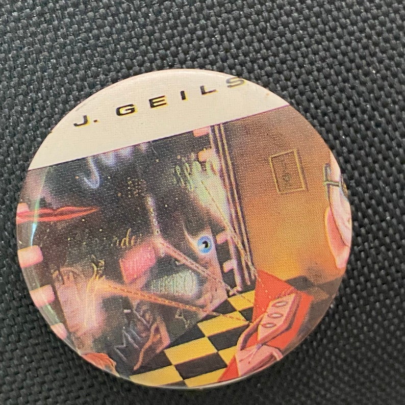 Vintage 80s 1.25 inch Button Pins sold separately Pinback Buttons 1980s Early 80s Album Cover Pins Rock Heavy Metal ACDC Saxon The Clash J Geils