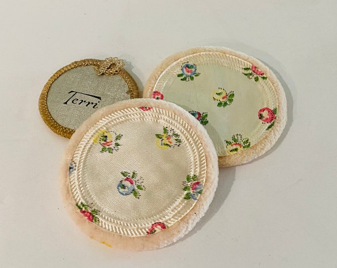 Powder Puff Compactor Vintage Powder Puffs for Compacts Sold Separately Replacement Puff for ...