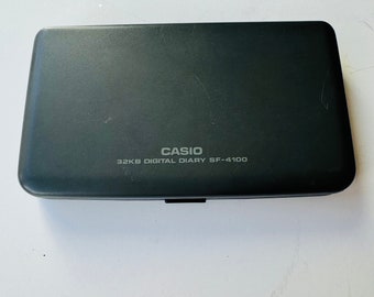 Buy Casio SF 4100 Calculator Digital Diary With Manual 1988 Tested Works 32KB 80s Electronics Online in India Etsy