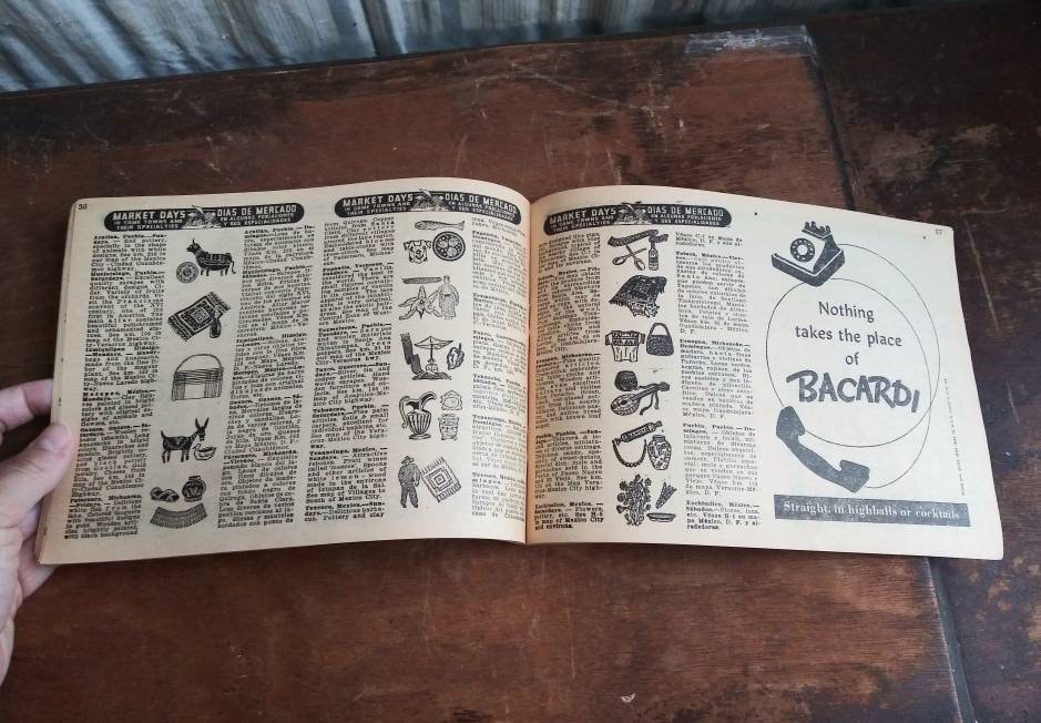 1954年製パンアメリカン航空旅行パンフレット：南米 - Etsy 日本