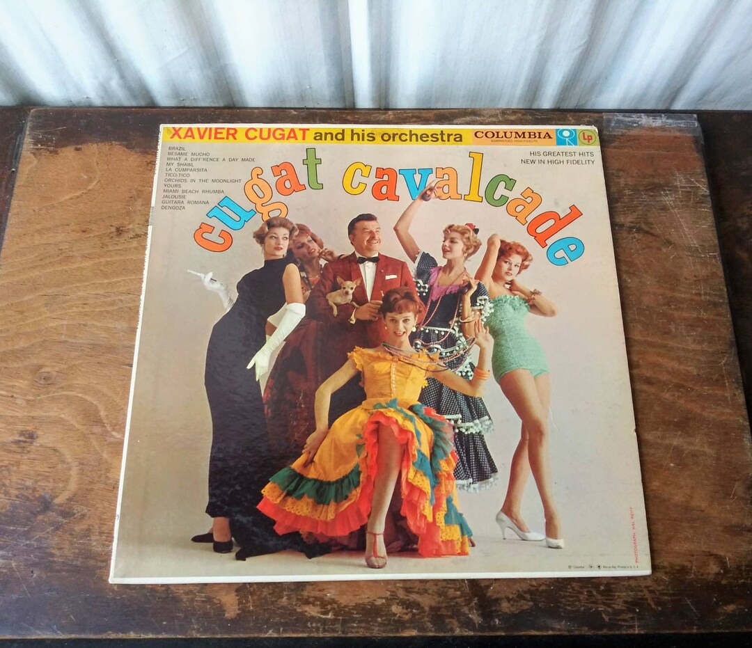 Xavier Cugat Custom Deluxe レコード Vintage Xavier Cugat Vinyl Record Album, Cugat Cavalcade 1958 - Etsy