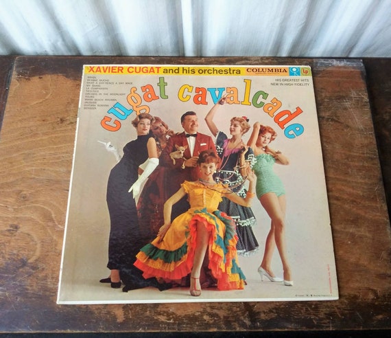 Xavier Cugat Custom Deluxe レコード Vintage Xavier Cugat Vinyl Record Album, Cugat Cavalcade 1958 - Etsy