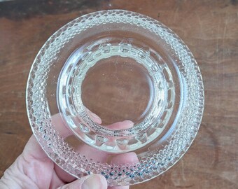 1970年代/ミッドセンチュリー/葉巻/灰皿 ヴィンテージ クリアガラス ホブネイル灰皿、ミッドセンチュリー 小物