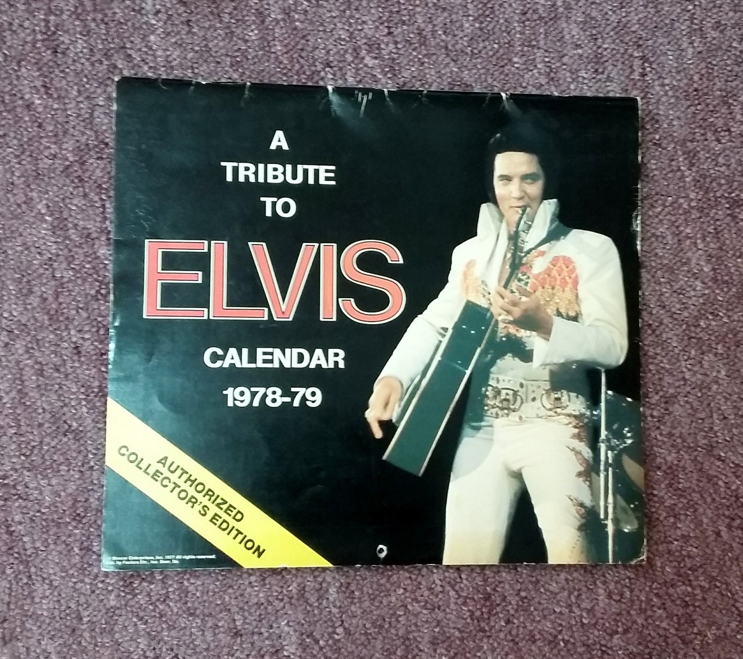 Vintage Everything Elvis 2002 Desk Calendar 2002 Trivia