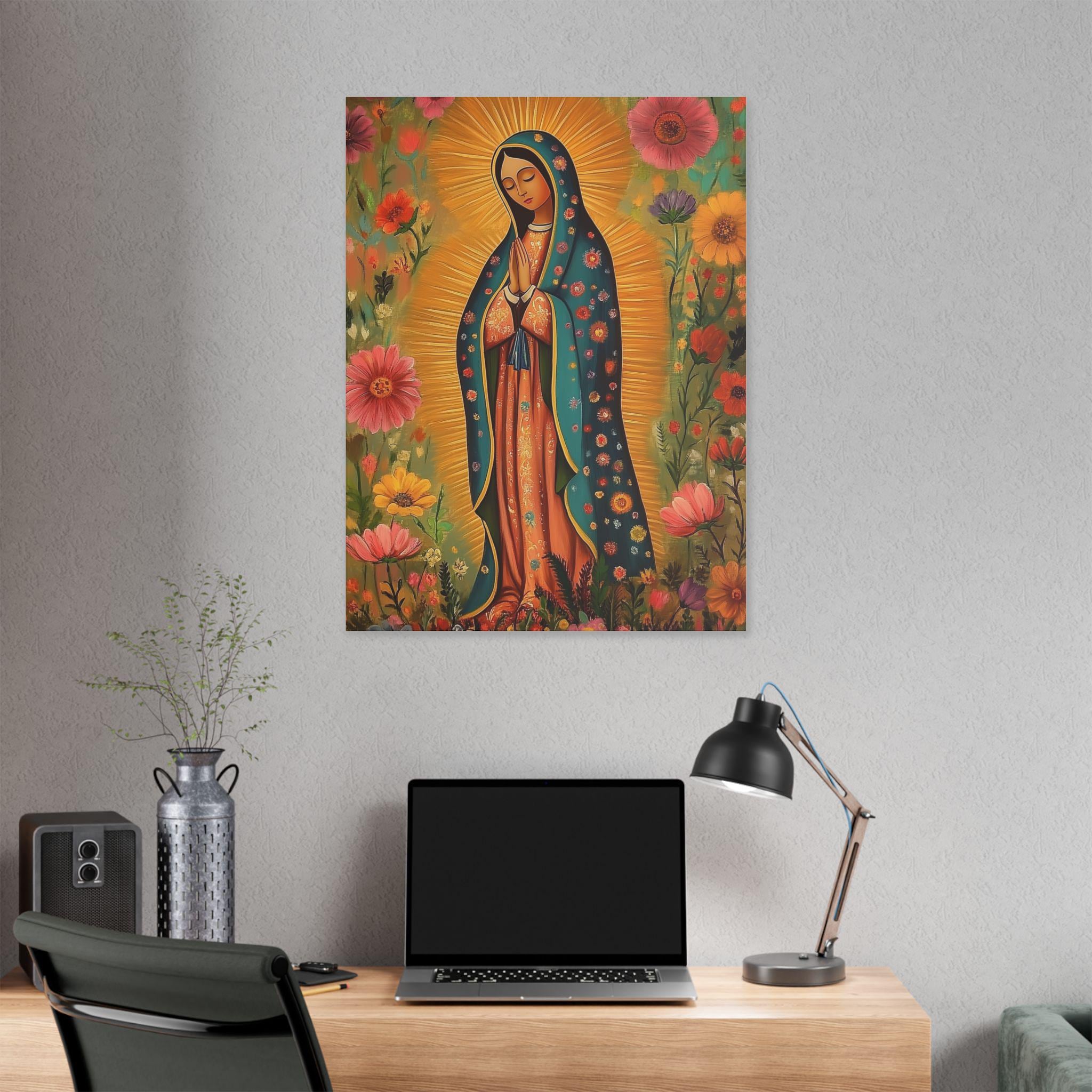 Our Lady of Guadalupe Canvas Print, Virgin Mary Sacred Art - Etsy