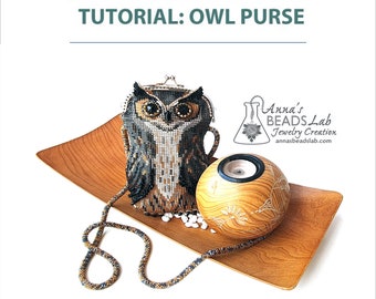 Beaded Crochet Owl Purse Tutorial: DIY Pattern (PDF)