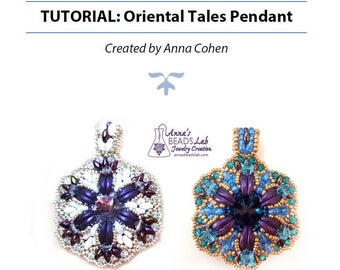 TUTORIAL Oriental Tales Pendant Instructions. For personal use only