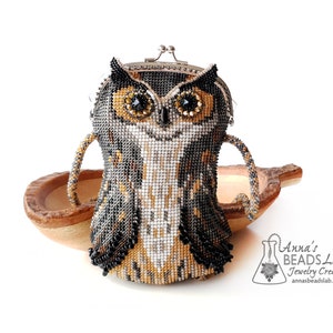 TUTORIAL for Crochet Handmade Owl Purse, PDF Instructions for personal use only, Pattern for Crochet pouch, DYI bag image 2