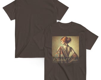 Classical Woman Art T-Shirt – Ethereal Vintage Style
