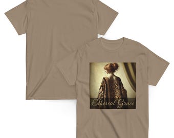 Vintage Woman Portrait T-Shirt – Ethereal Art, Unisex Tee