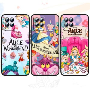 Alicja w Krainie Czarów Cheshire Cat Niestandardowe etui na telefon iPhone i Samsung | Eleganckie etui ochronne | Pasuje do wielu modeli