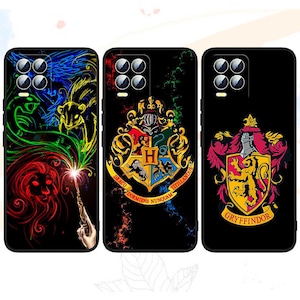 Coque de portable personnalisée école des sorciers pour iPhone et Samsung | Housse de protection élégante | Convient à plusieurs modèles