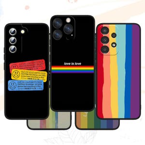 Rainbow Pride Color Stripes | Case for iPhone & Samsung | Protective Cover | Fits Multiple Models