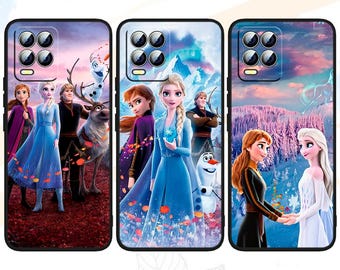 Ice Queen with Snowflakes Sparkle Disney Magic Characters Phone Case for iPhone & Samsung | Sleek Protective Cover | Fits Multiple Models
