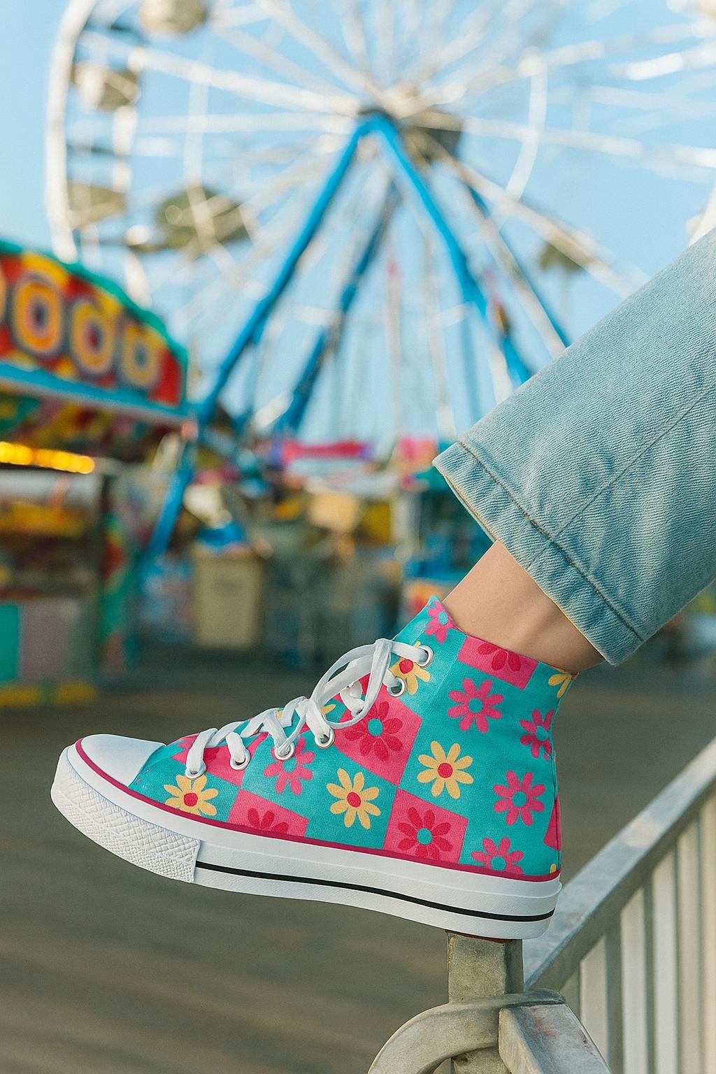 Checkered converse Italia