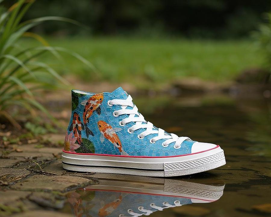 Koi Fish Converse - Etsy