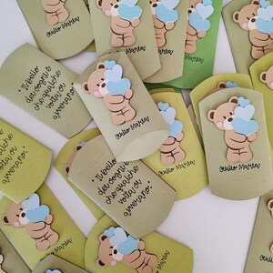 Porta Confetti Battesimo Nascita Personalizzato Fatto a mano