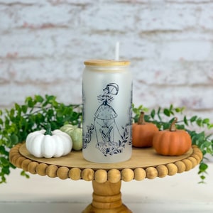 Haunted Mansion COFFEE GLASS, Frosted FINISH, disney tumbler, disney parks tumbler, disney mug