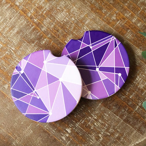 Purple Wall Car Coasters Disney Wall Car Coasters Custom Etsy