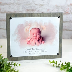 Baby sign nursery sign nursery decor baby shower gift newborn gift image 1