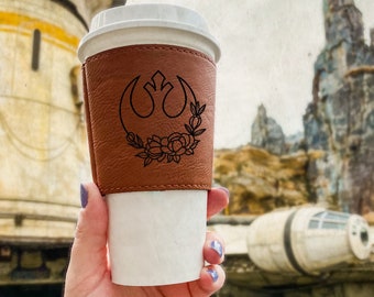 Star Wars COFFEE SLEEVE, Rebel Alliance, disney coffee sleeve, disney coffee