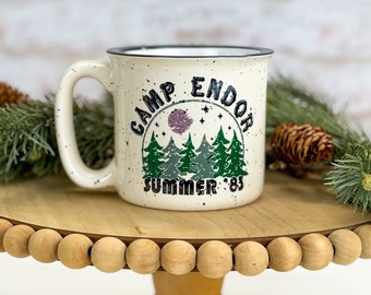 Camp Endor mug, Star Wars mug,  disney mug, camping mug, camp mug, Endor