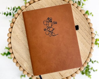 Minnie JOURNAL, Mickey and Minnie, Disney journal, journal, custom journal, personalized journal