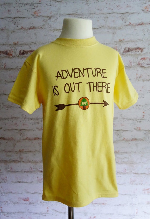 adventure is out there shirt