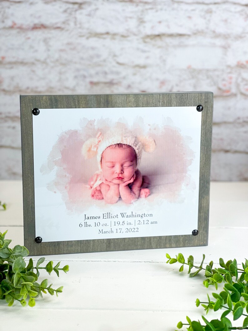 Baby sign nursery sign nursery decor baby shower gift newborn gift image 1